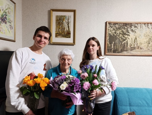 Поздравление ветеранов Великой Отечественной войны