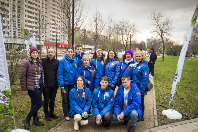 Волонтёрское сопровождение Международной акции «Сад памяти»