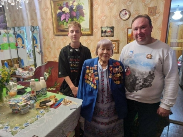 Адресная помощь ветеранам Великой Отечественной войны (доставка молочной продукции)