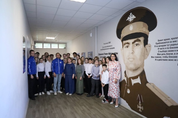 В Нижнем Новгороде открыли еще одно граффити в честь участника СВО