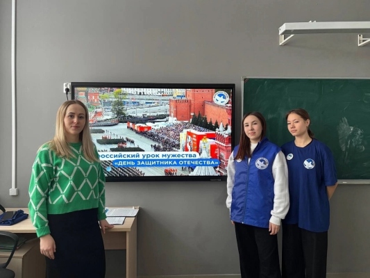 В канун Дня защитника Отечества Волонтёры Победы Удмуртской Республики провели памятные мероприятия