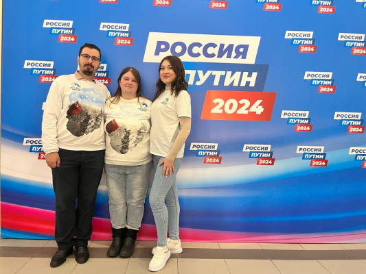 Волонтеры Победы Москвы за Президента!