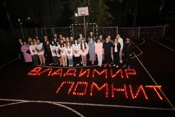 Огненная картина войны зажглась во Владимире