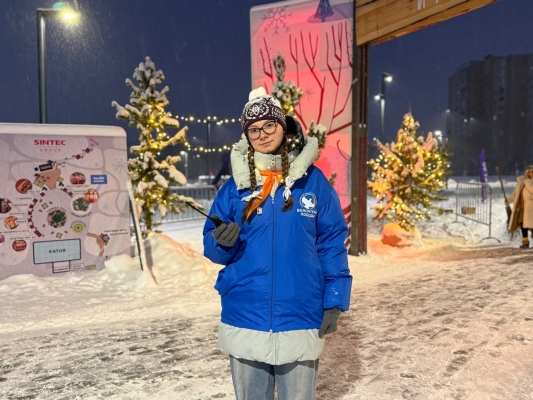 Волонтёры Победы помогли создать новогоднее настроение