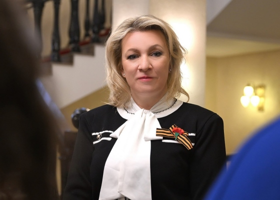 Официальный представитель МИД России Мария Захарова дала старт акции «Георгиевская лента» в Удмуртской Республике